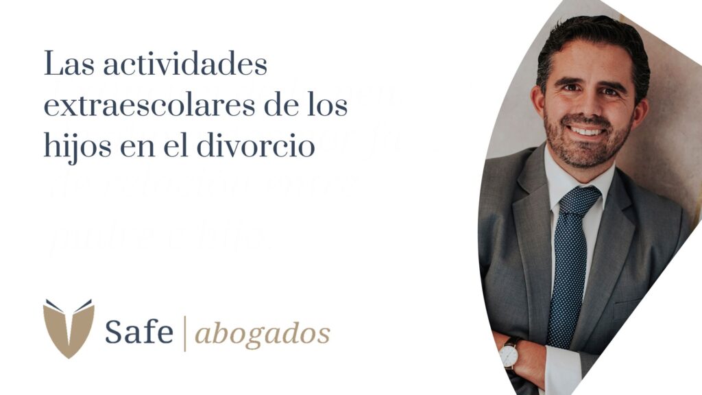 actividades extraescolares de los hijos en el divorcio